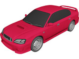 Subaru Legacy B4 3D Model preview