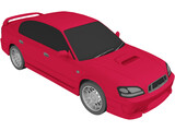 Subaru Legacy B4 3D Model
