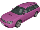 Subaru Legacy Station Wagon (1998) 3D Model preview
