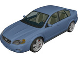 Subaru Outback Sedan (2005) 3D Model preview