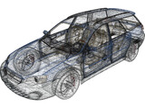 Subaru Outback Wagon (2005) 3D Model