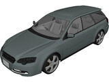 Subaru Outback 3D Model preview