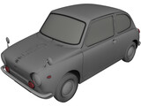 Subaru R2 3D Model preview