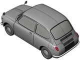 Subaru R2 3D Model
