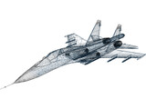 Sukhoi Su-34 Fullback 3D Model