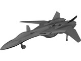Sukhoi Su-47 Berkut 3D Model preview