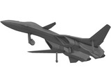 Sukhoi Su-47 Berkut 3D Model