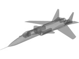 Sukhoi Su-47 Berkut 3D Model