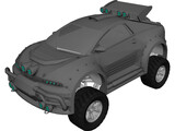 Suped up 4x4 Bug 3D Model preview