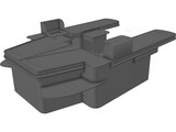 Supermarket Checkout 3D Model