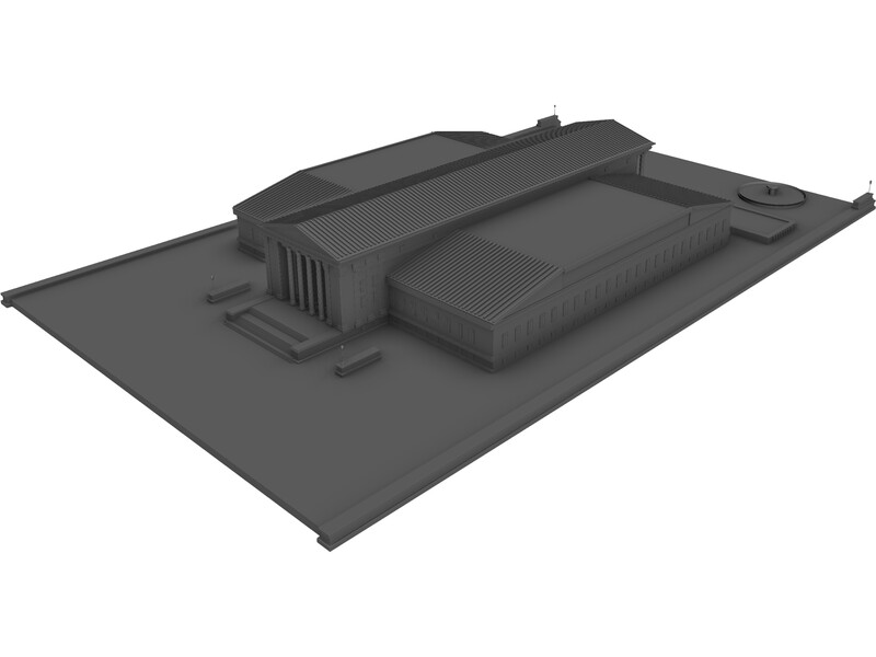 Supreme Court Building 3D Model