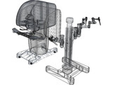 Surgery Robot And Monitor 3D Model