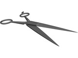 Surgical Scissors 3D Model preview