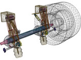 Suspension Truck Trailer 3D Model