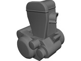 Suzuki DR-Z 400 Engine 3D Model preview