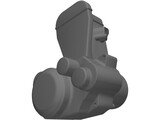 Suzuki DR-Z 400 Engine 3D Model