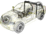 Suzuki Grand Vitara Convertible 3D Model