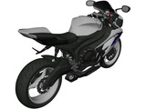 Suzuki GSX-R 750 (2008) 3D Model preview