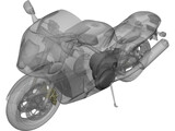 Suzuki Hayabusa 3D Model preview