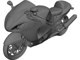 Suzuki Hayabusa 3D Model preview