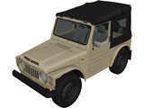 Suzuki Jimny (1977) 3D Model preview