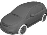 Suzuki SX4 (2009) 3D Model preview