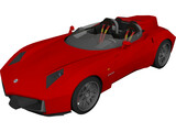 SVS Spada Codatronca Monza Racing 3D Model preview