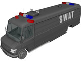 SWAT Truck 3D Model preview