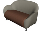 Sweet Sofa 3D Model preview