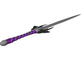 Sword Skull 3D Model preview