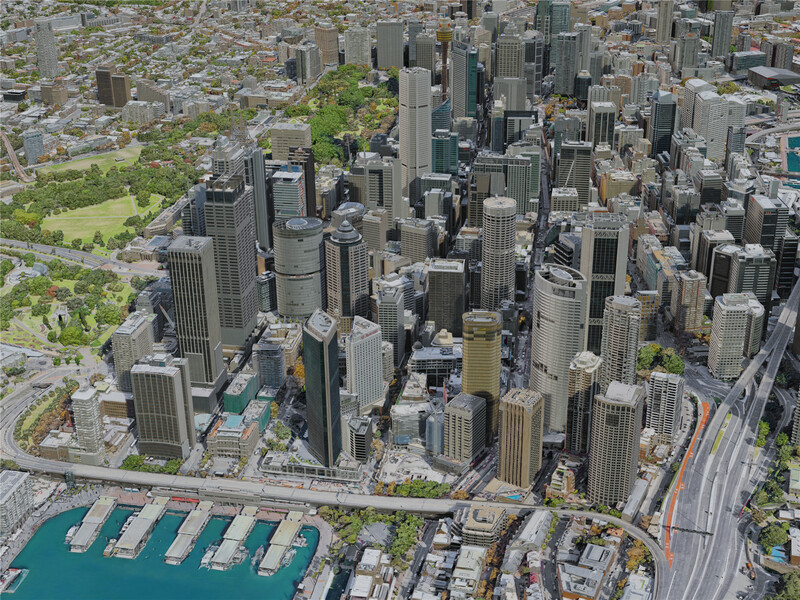 Sydney City, Australia (2019) 3D Model