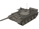 T-62 3D Model preview