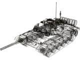 T-90A Tank 3D Model