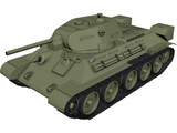 T34 (1976) 3D Model preview