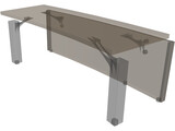 Table Control Centre Multiuse 3D Model