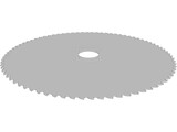 Saw Blade 10 inch 3D Model