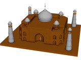 Taj Mahal 3D Model preview