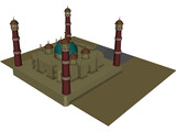 Taj Mahal 3D Model