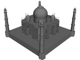 Taj Mahal 3D Model preview