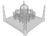 Taj Mahal 3D Model