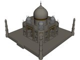Taj Mahal 3D Model preview