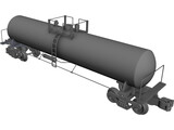 Tank Car 3D Model preview