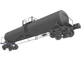 Tank Car 3D Model