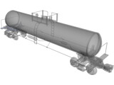 Tank Car 3D Model