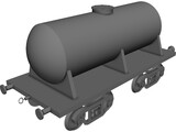 Tank Car 3D Model preview