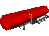 Tank Trailer 3D Model preview
