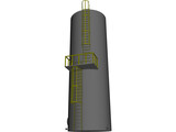 Tank, Vertical, UL 142, 29600 gallons 3D Model