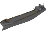 Tanker Ship 3D Model