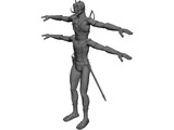Tars Tarkas Thark of Barsoom 3D Model preview