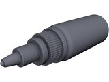 Tattoo Ink Bottle 3D Model preview